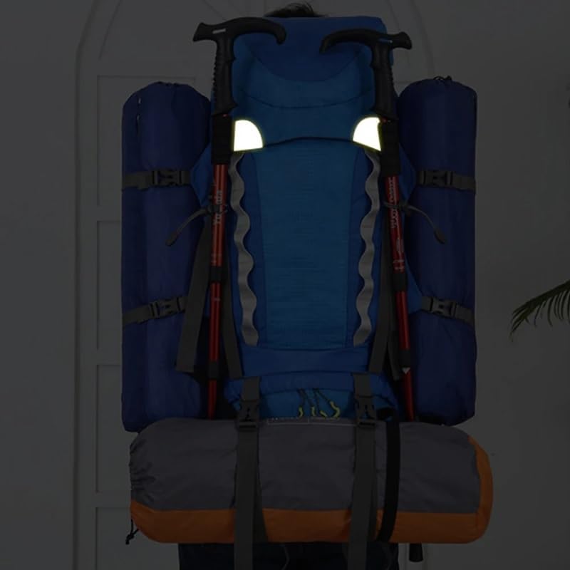 60L Large Capacity Outdoor Backpack Camping Climbing Bag Waterproof Mountaineering Hiking Sports Rucksack image 5