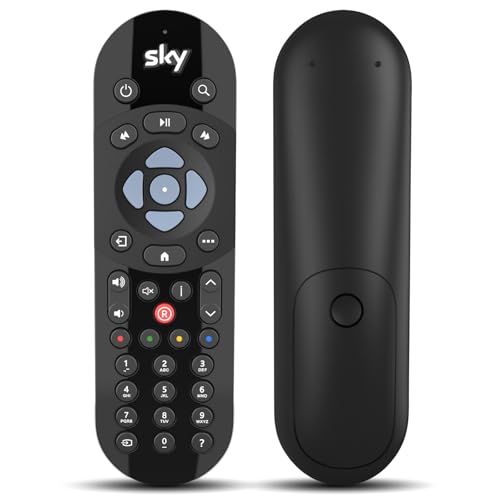 Ersatz Fernbedienung für Sky Q Receiver Fernbedienung kompatibel mit Sky Q TV/Mini/Silver Box Universal Remote Control mit 10m IR Reichweite 0 2s Reaktion Plug and Play Mit Bedienungsanleitung (1)