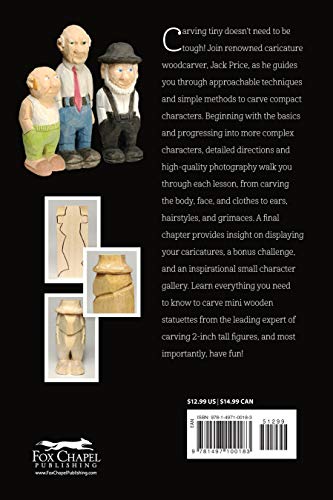Carving Small Characters in Wood: Instructions & Patterns for Compact Projects with Personality (Fox Chapel Publishing) Simple, Beginner-Friendly Techniques for Creating Tiny 2-Inch to 3-Inch Figures - Image 2