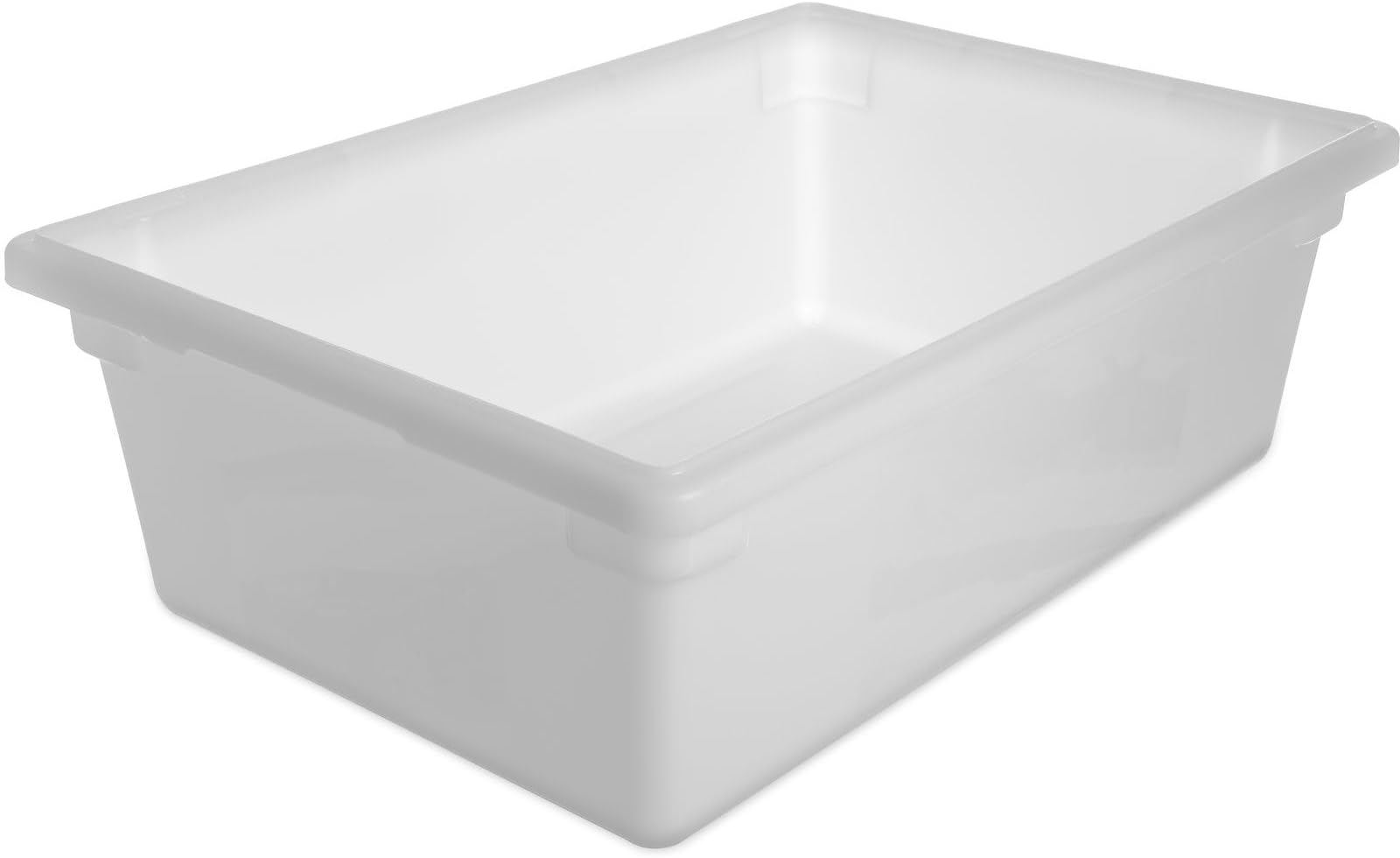 Carlisle FoodService Products StorPlus Storage Box, Container for Storing and Serving Food, 18" x 26" x 9", White