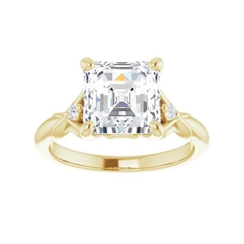 Eyebea Gems 1-5 CT Moissanite Bridal Wedding Ring Classic Adornment