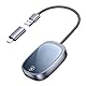 kacylzom Carplay Wireless Adapter 2 in 1 - Kabelloser Wireless Android Auto Adapter für iPhone 6+/iOS 10 + & Android 11+ Konvertieren Wired Android Auto/Carplay in Kabellos