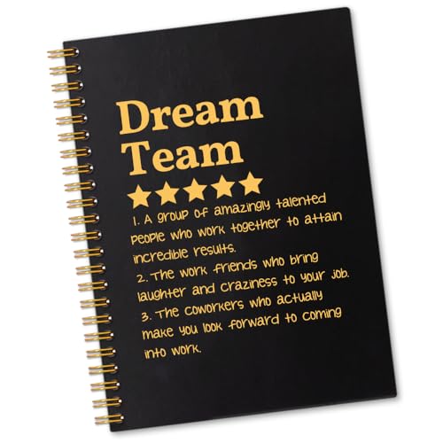 Cahier à spirales Dream Team avec 160 pages vierges pour le bureau