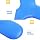 GANAZONO boomerang azul ligero de EVA para jóvenes, resistente para actividades deportivas al aire libre y recreación miniatura 4