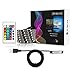 Produktbild USB LED Strip Light Kit, 5050 RGB Flexibles Bandlicht, Nicht wasserdichte Lichterketten mit 24 Tasten IR-Fernbedienung für Hauptschlafzimmerküche,5m