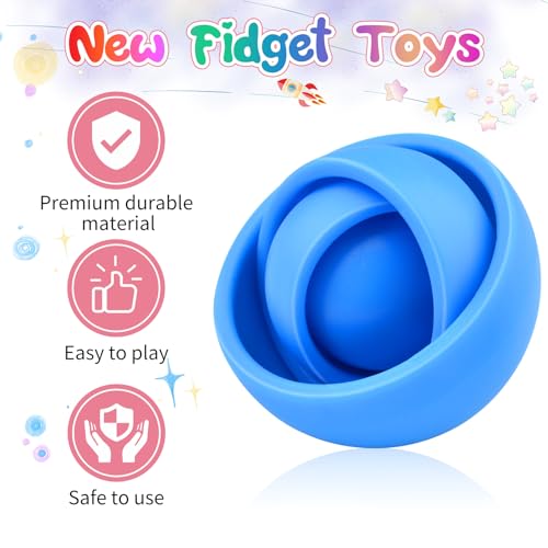 Image of Fidget Toys for Kids 8-12, Fidget Spinner for Adults, Teens Gifts for Boys Girls ADHD Autism Stress Relief Finger Toys Desk Toys Classroom