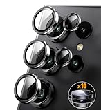 Deekeewe 2 Set for Samsung Galaxy S25 Ultra 5G 2025 Camera Lens Protector, Samsung S 25 Ultra 9H Tempered Glass Camera Protector, Ultra HD, Anti Scratch, Black