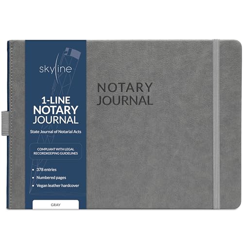 Carnet de notes officiel de notaire Skyline pour consigner vos actes au quotidien