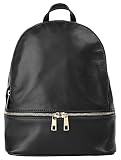 piké Rucksack Echt Leder schwarz Damen - 017597