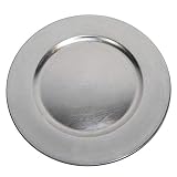 #1 Beautiful Luxurious Elegant Round Shiny Dinnerware 13" Charger Plates Wedding Christmas Anniversa
