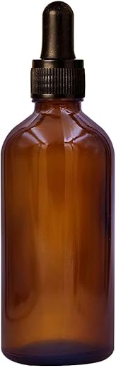 Reusable Glass Dropper Bottle for Oils &amp; Serums Amber Dropper Bottle for Essential Oils (3)