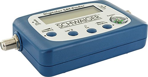 SCHWAIGER -5170- Sat-Finder numérique | Reconnaissance de Satellites | chercheur de Satellites avec Boussole intégrée et Sortie sonore | Dispositif de Mesure pour Un positionnement Optimal – vue 7