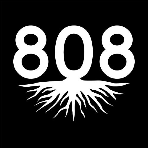 JMM Industries 808 Roots Hawaii Vinyl Decal 2-Pack