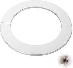 Fledart Stove Pipe Rosette 120mm, Fireplace Pipe Cover Rosette Stainless Steel 120mm, Size 125 x 175 x 5 mm Heat Resistant for Chimney Pipe (120mm 1pcs)