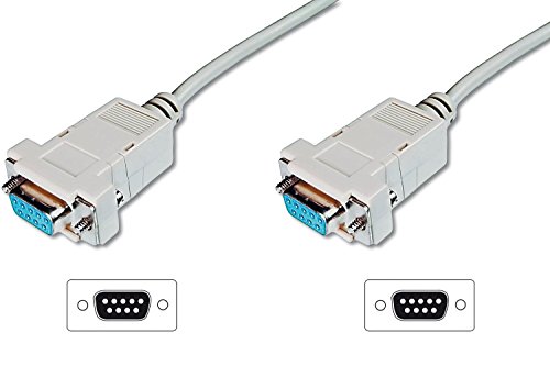 CABLE DIGITUS D-SUB9 H/H 3M DIGITUS Null-modem Cavo - D-Sub 9 a D-Sub 9 - femmina a femmina - 3 m cavo - Beige