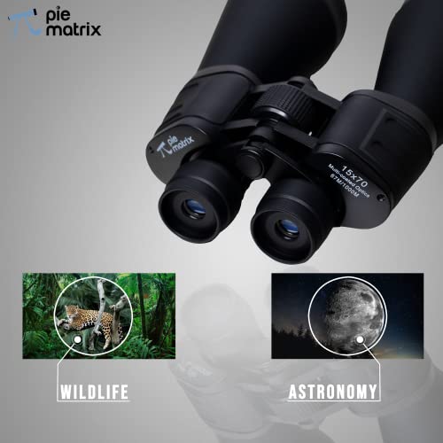Pie Matrix Falcon F15 (15X70) Real Binoculars Traditional fold-Down Eyecups, Lightweight Polycarbonate and Aluminum Chassis Built-in 3 41S2VrCAy3L