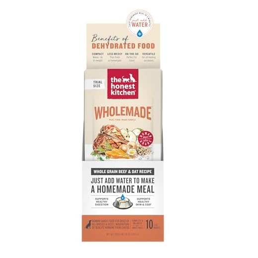 The Honest Kitchen Human Grade Wholemade™ Dehydrated Whole Grain Beef & Oat Dog Food, 1.5 oz x10
