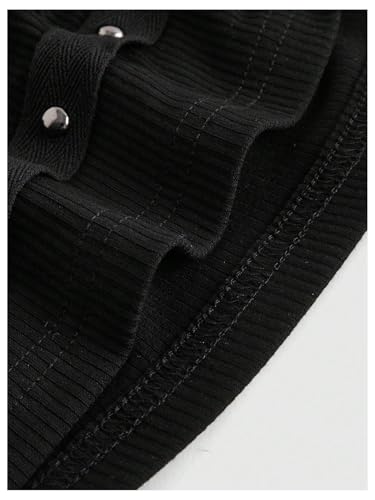 Women's Rivet Skinny Mini Skirt Y2k Ruched Studded Bodycon Party Club Going Out Skirts4