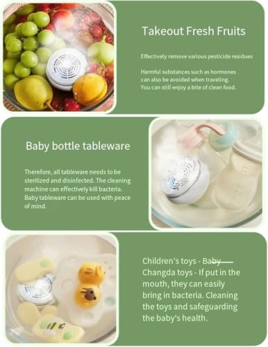 Purificadora de alimentos con 4 modos de limpieza y motor impermeable Green 5