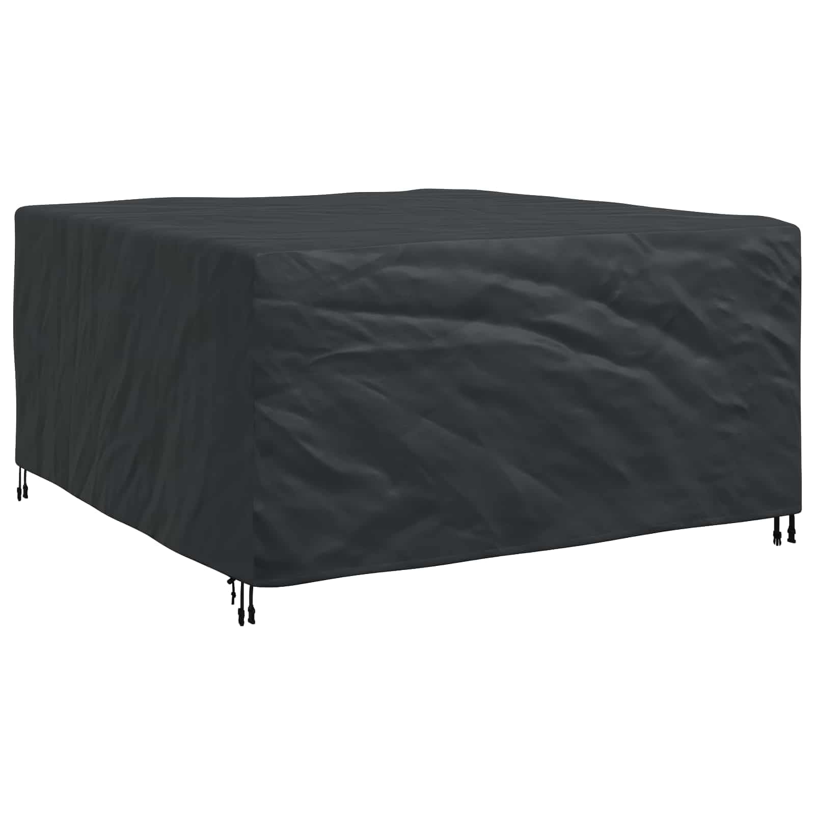 Knerpwd 210D Oxford Fabric Waterproof 210D Furniture Cover, Plain Black 180X190x85 Cm, Modern Indoor Outdoor Use
