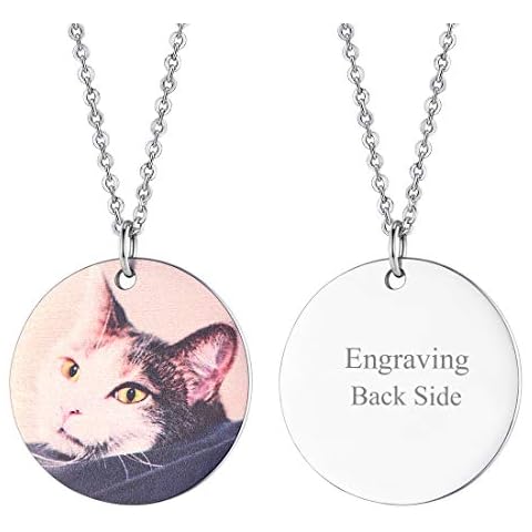 U7 Personalised Photo Necklace for Men Cover