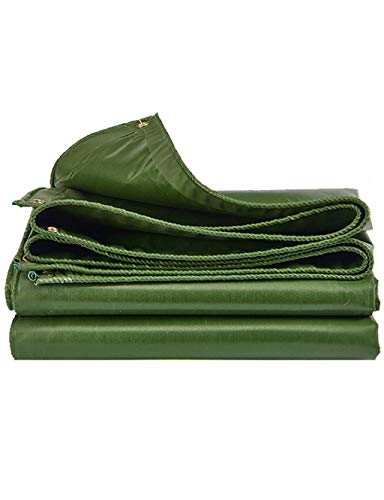 WYJW Zeltzubehör PVC-Plane Vielseitig Poncho Canvas Campingzelt Wasserdicht Mehltau Gekühlt und Anti-Aging Geeignet für Car Harbor Picknick Dock Dachbedeckung Garten im Freien