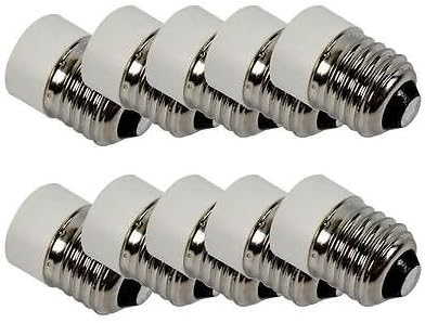 New 10pcs E27 to E14 Base LED Light Lamp Bulb Adapter Converter Screw Socket