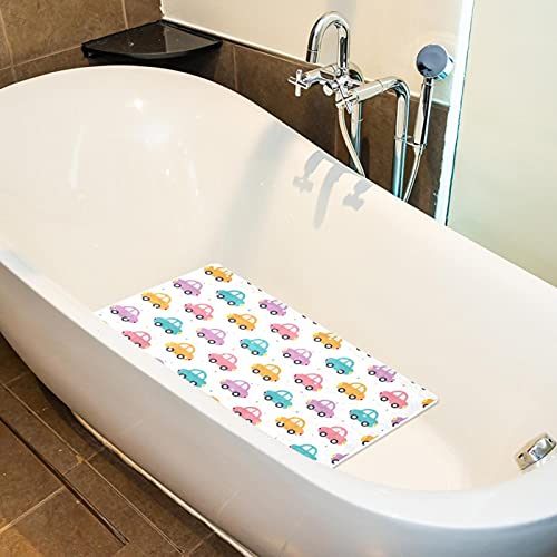 Tapis de bain antidérapant lavable en machine avec ventouses 40 x 70 cm - 6