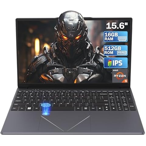 15.6" Laptop PC 16GB DDR4 512GB SSD Cover