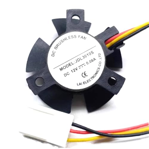 Cooling Fan JDL3010S DC12V 0.08A 3PIN New