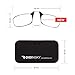 DIDINSKY Gafas de lectura sin patillas graduadas para hombre y mujer transparentes....