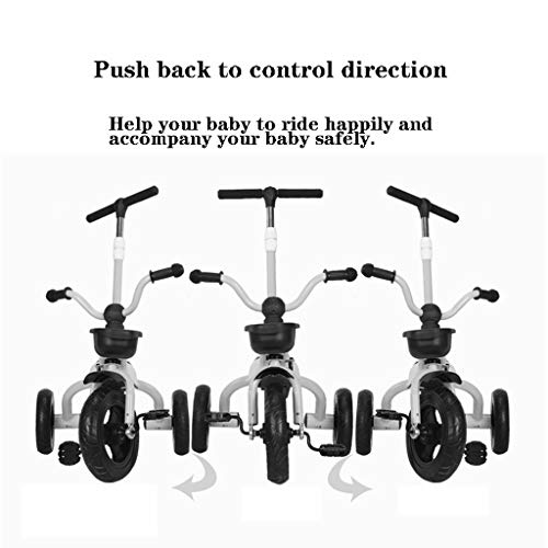 GYF Kinderdreirad Klapprad 1-3-6 Jähriger Kinderwagen Kindergeburtstagsgeschenk Innen- Und Außenkombination (Color… – Bild 3