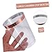 CAXUSD Non-Slip 360ml Plastic Ice Cream Cups 10 Pack Hard Plastic Cups Lids for Camping Travel Party