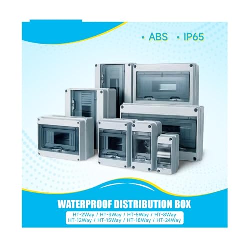Boîte de distribution étanche IP65 boîtier ABS série HT finition soignée