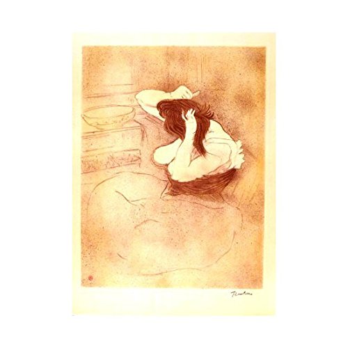 Affiche Toulouse Lautrec Femme Au Peigne pour decoration murale salon