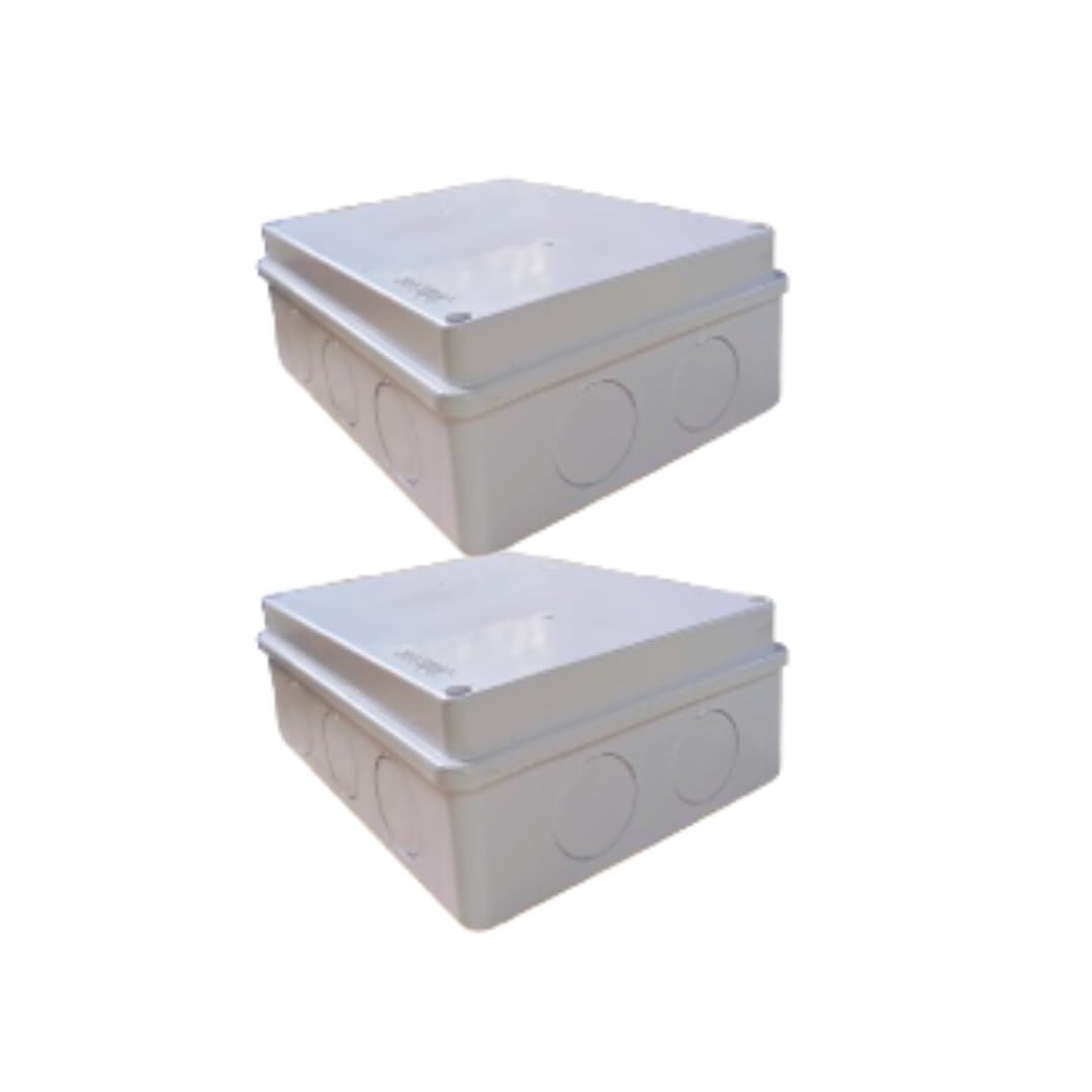 Jainson ABS Junction Box (Pack of 2)/(JJB-200)/IP65 for Electrical Cable Termination(Single Box Dimension-200X155X80)-picture-22