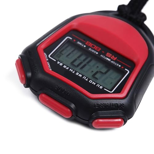 Cronómetro digital deportivo con alarma y calendario miniatura 7