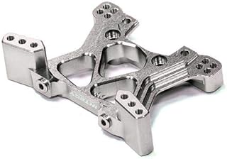 Integy RC Model T8592SILVER Billet Machined T2 Front Shock Tower for 1/10 Stampede 4X4 & Slash 4X4