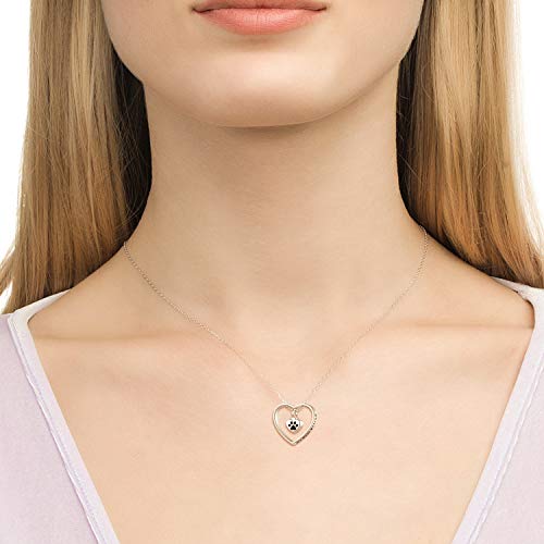 image for JXJL Memorial Heart Cremation Urn Necklace for Ashes Keepsake S925 Ste