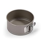 タイガークラウン ケーキ型 グレー 154×72mm バネ式デコ型15cm スチール フッ素コーティング 底取れ式 3512