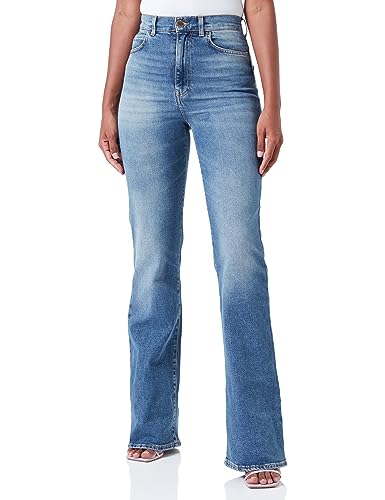 Jeans Femme Pinko Felix Flare Denim Vintage Dirt PJ3