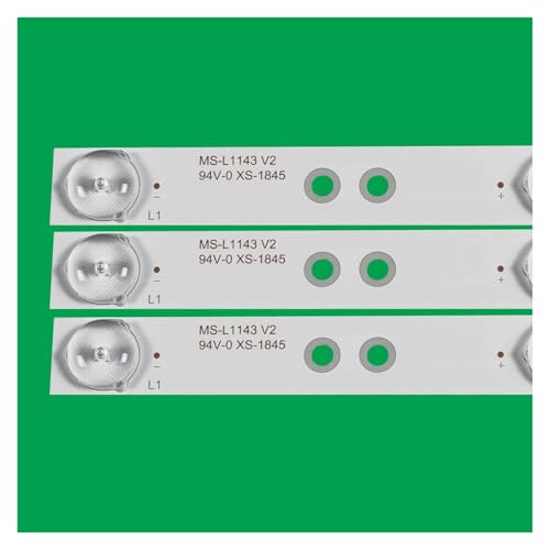 Tira LED SJ.CX.D4300901-2835DS-M para reparar pantalla de TV de 43 pulgadas