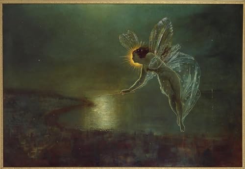 Affiche Artistique L'esprit de la nuit Impression Toile Décoration Salon 60x90cm d'Arts