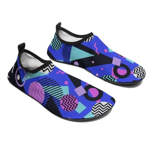 Retro 80s 90s Water Shoes Outdoor Beach Swimming Aqua Socks Barefoot Shoes4