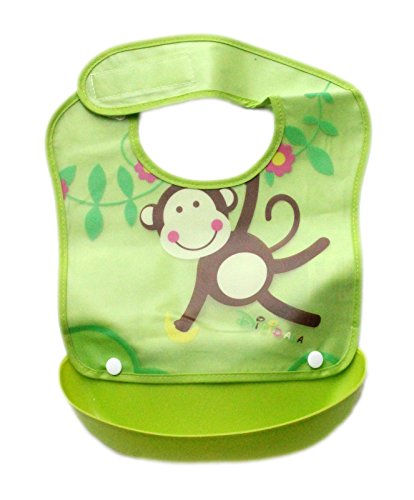 Bavaglini per bambini, con raccogli briciole per