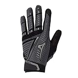 Mizuno B-303 Adult Baseball Batting Glove, Black-Charcoal, Small
