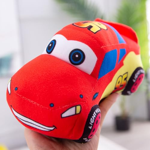 NatureMan 9.8inch Car Plush Toy, Red Racing Car Stuffed Plush Toy,Car Shaped Plush Pillow, Great Gift for Kids Birthday Party