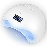 Fairycat 48W UV LED Gel Nail Lamp Nail Fast Dryer Polish Curing Dryer, 10s/30s/60s/99s Timer & Bottom Tray LCD Display Screen