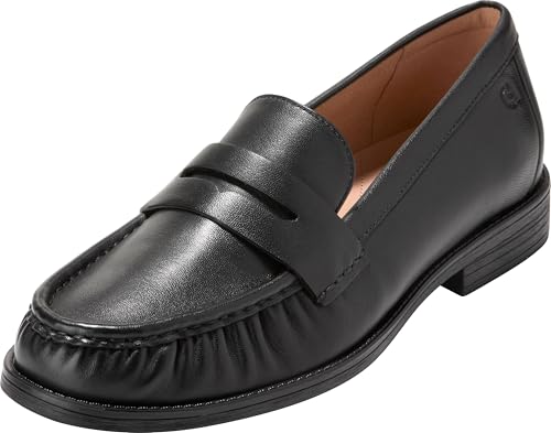 Cole Haan Women's Stassi Soft Loafers, Black Leather, 8-B US