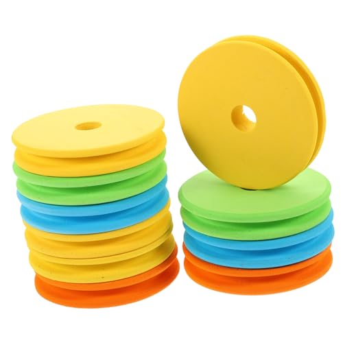 FOYTOKI 10pcs Fishing Foam Winding Spool Fluorocarbon Large Large Foam Fishing Line Bobbin Spool Line Winders Holder Winding Tackle Spooler Braid Organizer